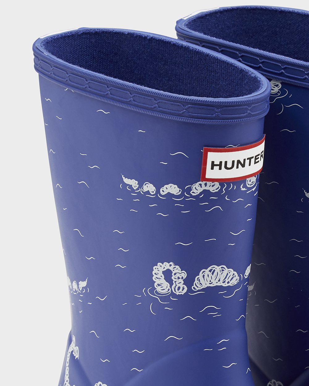 Botas De Agua Hunter Niños Original First Classic Nessie Print - Azules - Argentina 0861DGVJH